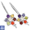  SE111049 Healing Chakra Earring 925 Sterling Silver Earrings Jewelry 