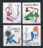  Sweden 2012 Fashion Set of 4 Used Stamps 