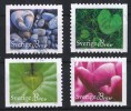  Sweden 2013 Nature Hearts Set of 4 Used Stamps 