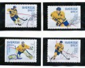  Sweden 2013 Sports Ice Hockey Set of 4 Used Stamps 