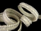  2yds 1 2 inch 13mm Craft Sewing Lace Metallic Thread Tape Trim Ribbon LR05349 