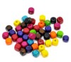  300 Mixed Square Cube Wood Spacer Beads 8x8mm 