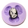  Lolita Skeleton 3 Cavity Cabochon Flexible Silicone Mould for Polymer Clay FIMO1 