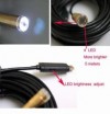  HD USB Endoscope Inspection 4 LED Waterproof Metal Camera 5M 16 ft Cable 