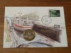  X3901 Numisbrief Panama 1 4 Balboa 1983 Schiffe Ships 