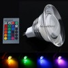  Ultra Bright MR16 4W 5W RGB LED Spotlight Bulb Lamp 24Key IR Remote Colorful 