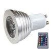  RGB GU10 LED Lamp Light Bulb 4W 3W Remote Control 16 Colors AC100 245V Top US 