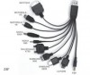  10 in 1 Universal Multi USB Charger Cable Fit Mobile Phone iPhone iPod PSP Nokia 