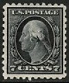  0928 US 430 1914 15 7c Washington Perf 10 MH Stamp 