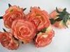  6X Rose Artificial Silk Flower Heads Craft Wedding DIY Party 4