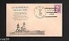  USS Oklahoma BB 37 Squadron 40T Barcelona Spain Hebert Add on Cachet 