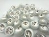  NK51 20pcs White Rhinestone Acrylic Resin Button Fit Sewing or Scrapbook 12mm 