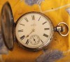  Full Hunther Solid Silver Pocket Watch 