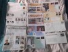  Collection of 41 Old Stamp FDCs Covers UK Spain USA FF17 