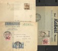  Spain Espana Stamps on 3 Covers w Tax Volunteer Local US 1949 51 