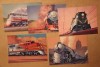  USA Trains Postal Card Set of 5 