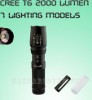  CREE XM L T6 Zoomable 2000 Lumen LED 26650 18650 Flashlight Torch G111 