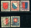  Switzerland 1920 1921 Semi Postals Used SC B15 B17 B18 B20 2012 $80 50 