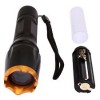  New 1800 Lumen Zoomable CREE XM L T6 LED 18650 Flashlight Torch Zoom Lamp Light 