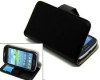  Black Deluxe Wallet Litchi Leather Case Cover for Samsung Galaxy s Duos S7562 