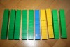  Lego Duplo 100 Spielsteine Steine Bausteine 2x2 Gelb GRÜN Blau Hellgrün 