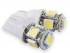  2X Xenon White 5 SMD LED Interiior Dome Light Bulb T10 558 501 901 939 193 007 2 