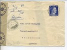  Germany Chemical Censor Cover to Sweden 1944 