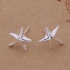  Xmas Hot Sell Women's Silver Sea Star Earrings Fashion Jewelry Nice Gift AE280 