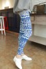  New Ladys Punk Sexy Colorful Leggings Stretchy Tight Pencil Stretchy Skinny Blue 