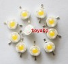  Promotions 10pcs 1W High Power 6000K 6500K Cool White LED Lamp Beads 90 100 LM 