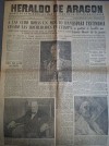  Periódico 9 Mayo de 1945 Final de La 2ª Guerra Mundial Heraldo de Aragón 