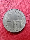  Ghetto Litzmannstadt Coin 5 Mark from 1943 