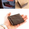  Slim Real Genuine Leather Credit Card Holder Mini Thin Small Wallet Brown Lux 