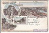  Spanien Litho Un Saludo de Barcelona Grand Hotel D´orient 1901 