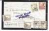  Spain Civil War January 1 1938 Mourning Cover from Segovia to England 