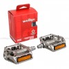  Wellgo MG 3 MG 3 Magnesium Pedals for Road Bike MTB BMX DH Platform Titanium New 