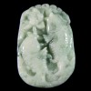  Hand Carved Natural Jadeite Jade Pendant Collectible Fishes J0742 