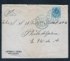  Spain 1921 Cover sent from Mahon Baleares Spain to Philadelphia U S 