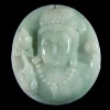  Hand Carved Natural Jadeite Jade Pendant Kwan Yin J0390 