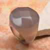  Faceted Natural Agate Gemstone Rings Size 8 