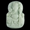  Hand Carved Natural Jadeite Jade Pendant Ancient Chinese Warrior J0371 