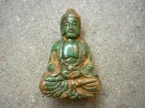  Chinese Old Jade Carved Buddha Pendant Worth Collecting E70 