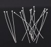  Wholesale Mixed Lots Silver Plated Ball Head Pins 0 5x50mm Wholesale 