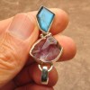  Natural Amethyst Labradorite Gemstone 100 Solid 925 Silver Pendant 1 5 8