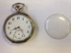  Taschenuhr Uhr Ancre Sola 800ER Silber Pocket Watch Montre de Poche 14 