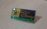  Mickey Mouse Pin Euro Disney Opening 