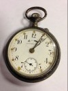  Taschenuhr Union Horlogere Mit Alarm 0 875ER Silber 84 Pocket Watch 45 